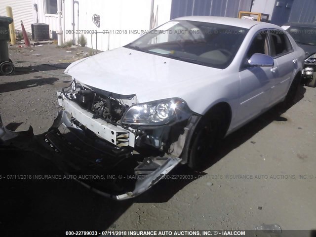 1G1ZB5E01CF279623 - 2012 CHEVROLET MALIBU LS WHITE photo 2