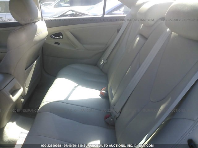 4T1BE46K58U210152 - 2008 TOYOTA CAMRY CE/LE/XLE/SE RED photo 8