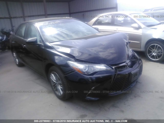 4T1BF1FKXGU184769 - 2016 TOYOTA CAMRY LE/XLE/SE/XSE BLACK photo 1