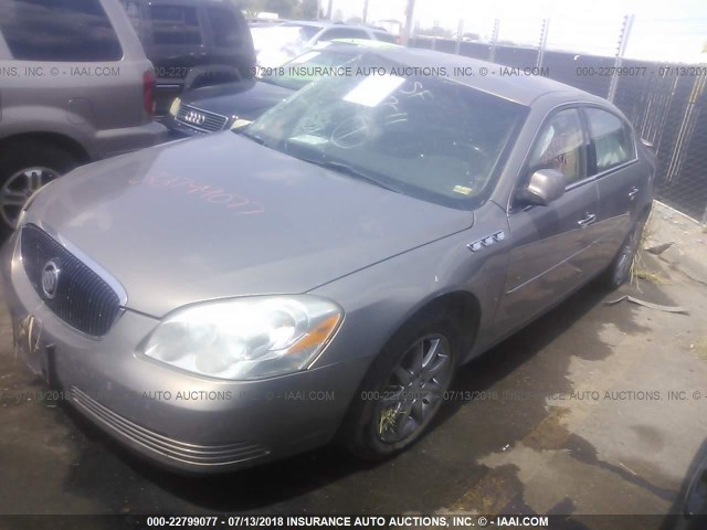 1G4HD57207U117359 - 2007 BUICK LUCERNE CXL GOLD photo 2