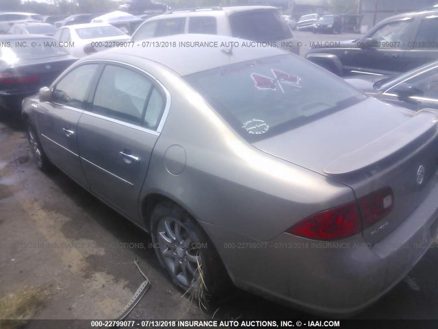 1G4HD57207U117359 - 2007 BUICK LUCERNE CXL GOLD photo 3