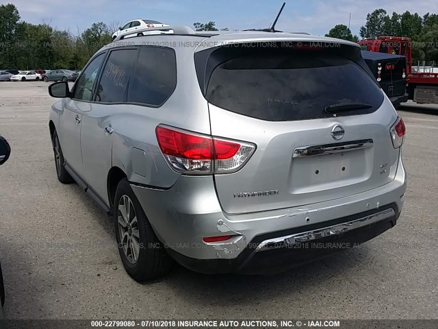 5N1AR2MM4DC666202 - 2013 NISSAN PATHFINDER S/SV/SL/PLATINUM 银色 照片 3