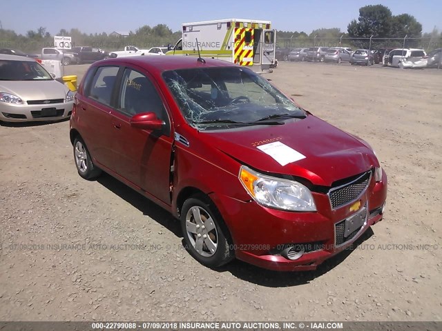 KL1TD6DE9AB091650 - 2010 CHEVROLET AVEO LS/LT 红色 照片 1