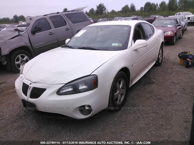 2G2WP552781185939 - 2008 PONTIAC GRAND PRIX WHITE photo 2