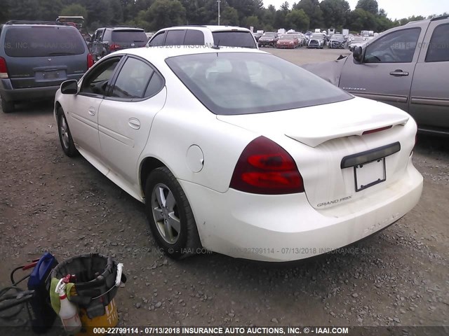 2G2WP552781185939 - 2008 PONTIAC GRAND PRIX WHITE photo 3