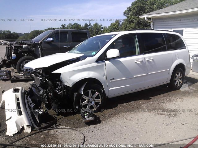 2A8HR54P78R752950 - 2008 CHRYSLER TOWN & COUNTRY TOURING WHITE photo 2