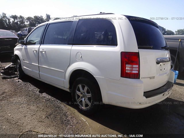 2A8HR54P78R752950 - 2008 CHRYSLER TOWN & COUNTRY TOURING WHITE photo 3