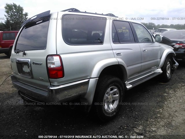 JT3HN86R920370413 - 2002 TOYOTA 4RUNNER SR5 GRAY photo 4