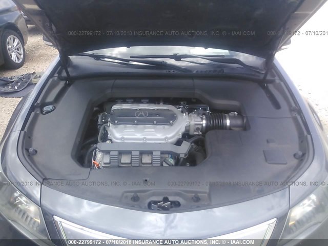 19UUA9F76DA003008 - 2013 ACURA TL ADVANCE BLACK photo 10