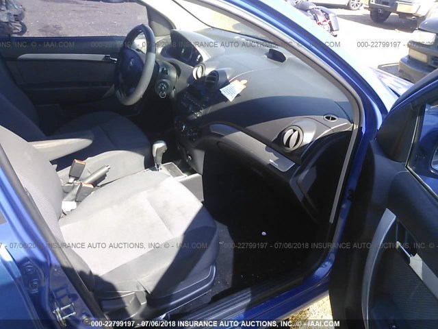 KL1TD5DE6AB106759 - 2010 CHEVROLET AVEO LS/LT 蓝色 照片 5