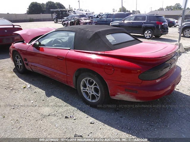 2G2FS32KX22122293 - 2002 PONTIAC FIREBIRD RED photo 3