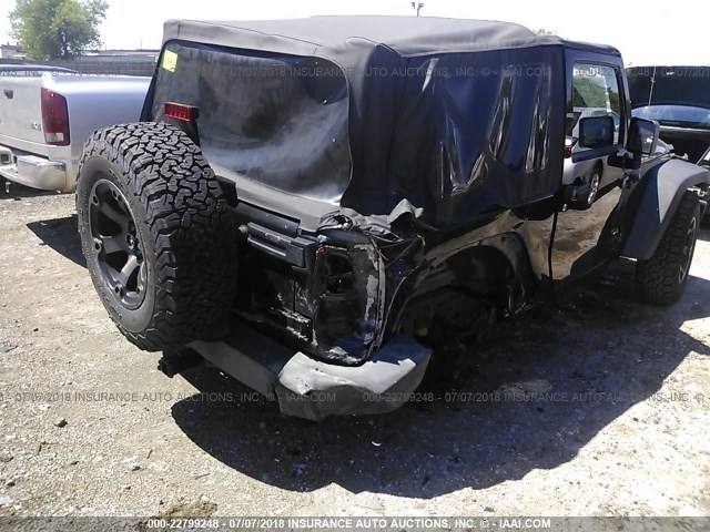 1C4AJWAG9CL247097 - 2012 JEEP WRANGLER SPORT 黑色 照片 6