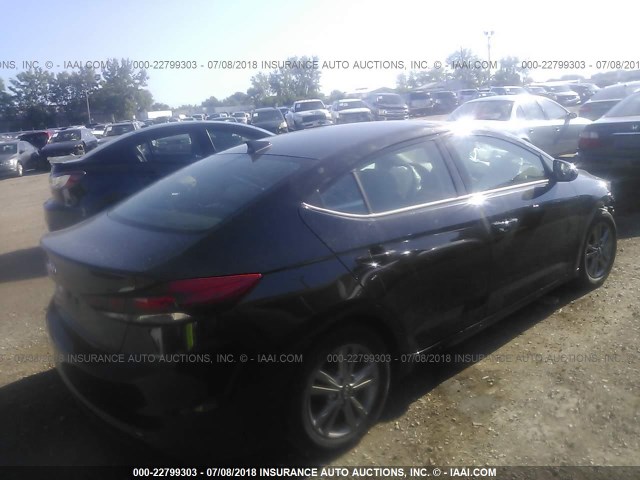 5NPD84LF3HH096223 - 2017 HYUNDAI ELANTRA SE/VALUE/LIMITED BLACK photo 4