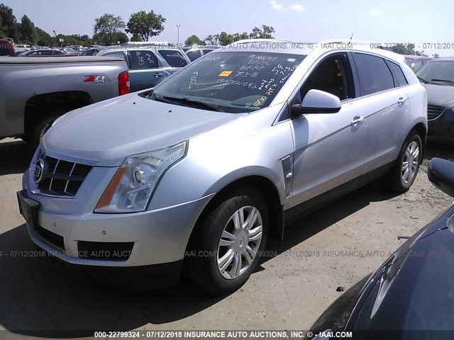 3GYFNDEY4BS526641 - 2011 CADILLAC SRX LUXURY COLLECTION SILVER photo 2