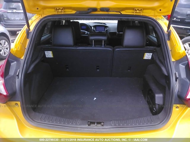 1FADP3L92DL185722 - 2013 FORD FOCUS ST YELLOW photo 8