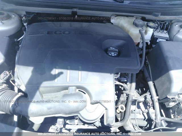 1G1ZC5EB7AF288662 - 2010 CHEVROLET MALIBU 1LT 金色 照片 10