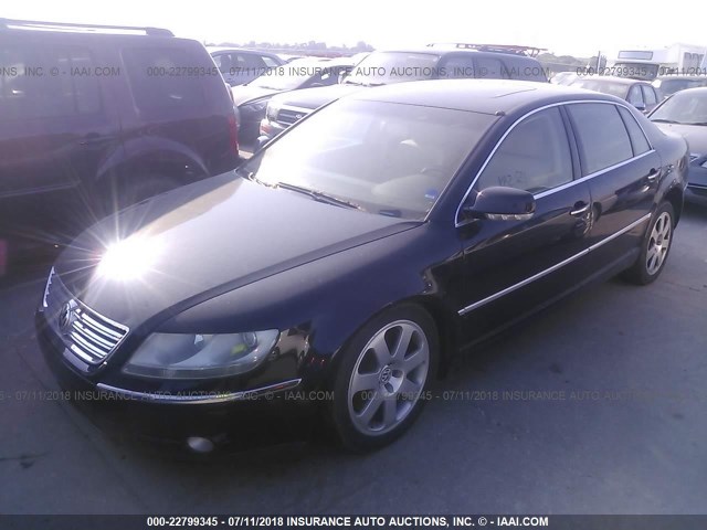 WVWAF63D748009600 - 2004 VOLKSWAGEN PHAETON 4.2 BLACK photo 2