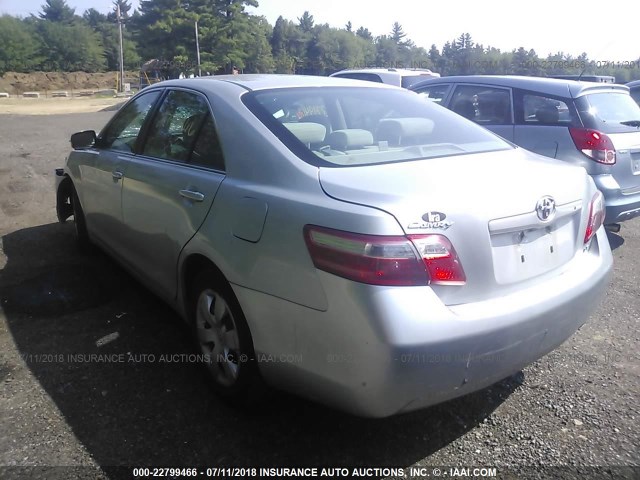 4T1BE46K97U148513 - 2007 TOYOTA CAMRY NEW GENERAT CE/LE/XLE/SE SILVER photo 3