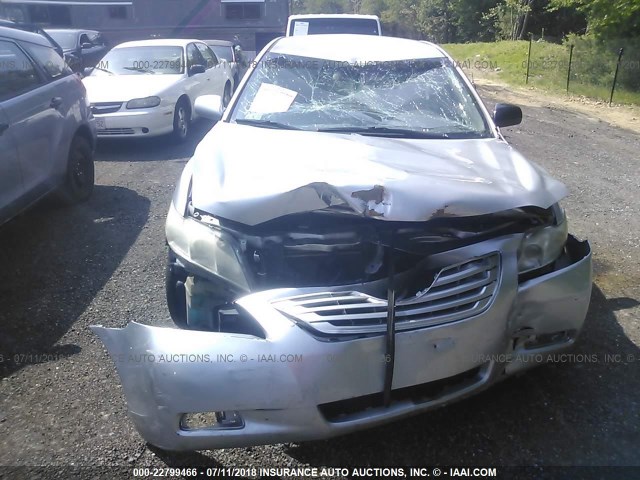 4T1BE46K97U148513 - 2007 TOYOTA CAMRY NEW GENERAT CE/LE/XLE/SE SILVER photo 6