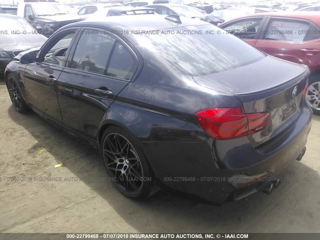 WBS8M9C54J5J78090 - 2018 BMW M3 BLACK photo 3