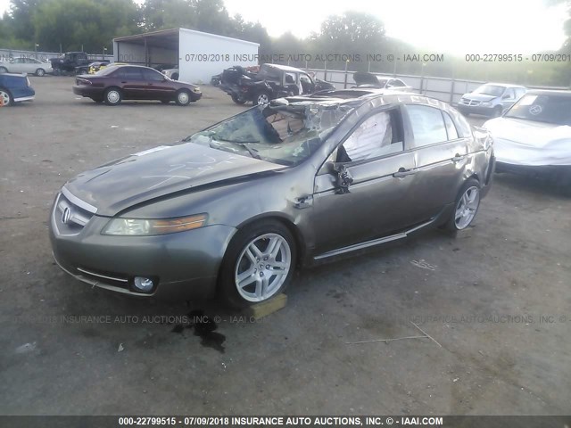 19UUA66268A035854 - 2008 ACURA TL GRAY photo 2