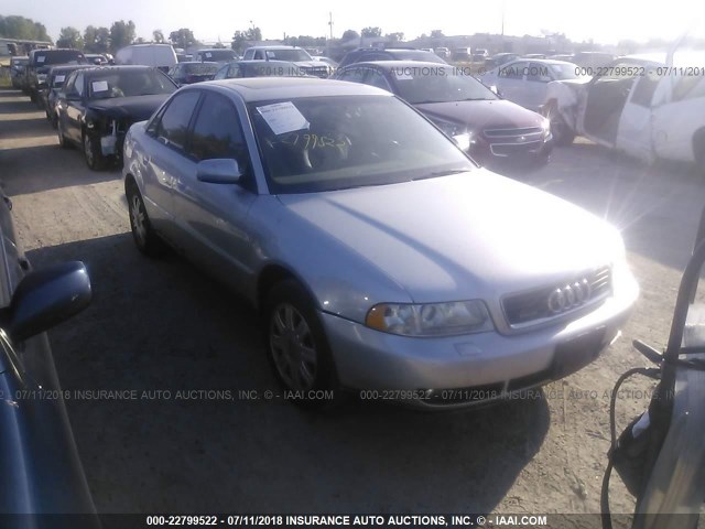 WAUDC68D41A091589 - 2001 AUDI A4 1.8T QUATTRO SILVER photo 1