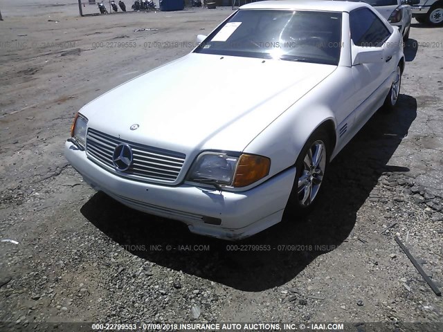 WDBFA67E3RF091432 - 1994 MERCEDES-BENZ SL 500 WHITE photo 6