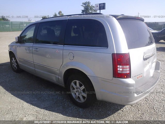 2A4RR5D14AR232082 - 2010 CHRYSLER TOWN & COUNTRY TOURING SILVER photo 3