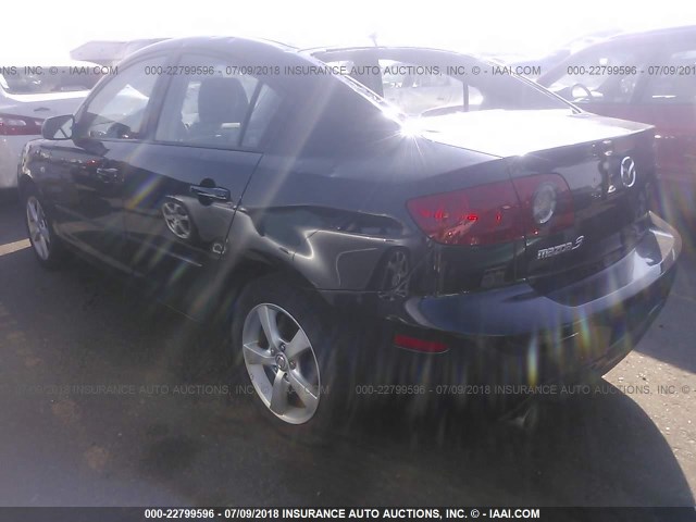 JM1BK32G661523234 - 2006 MAZDA 3 I BLACK photo 3