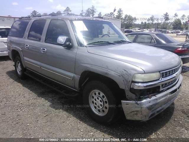 1GNEC16Z32J227356 - 2002 CHEVROLET SUBURBAN C1500 TAN photo 1