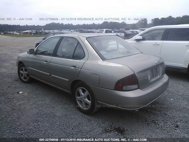 3N1CB51D42L686039 - 2002 NISSAN SENTRA XE/GXE GRAY photo 3