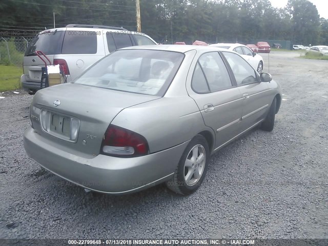 3N1CB51D42L686039 - 2002 NISSAN SENTRA XE/GXE GRAY photo 4