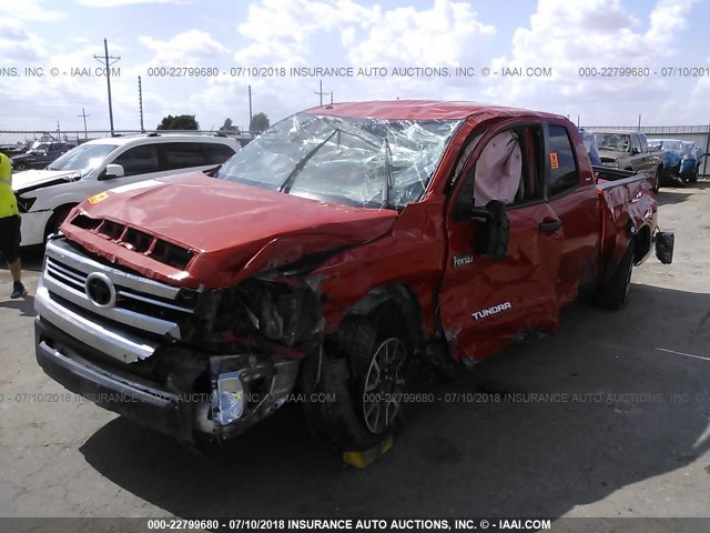 5TFUW5F11GX534669 - 2016 TOYOTA TUNDRA DOUBLE CAB SR/SR5 ORANGE photo 6