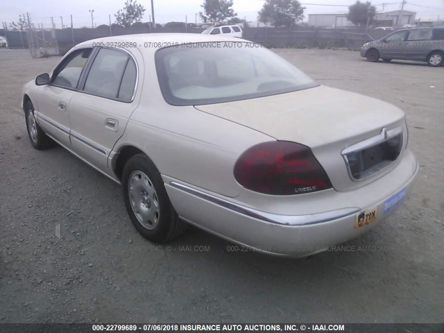 1LNHM97V1YY789295 - 2000 LINCOLN CONTINENTAL  BEIGE photo 3