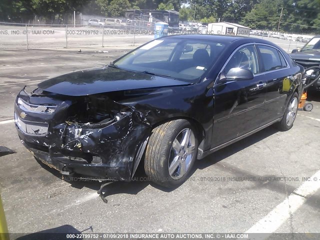 1G1ZC5E08CF246373 - 2012 CHEVROLET MALIBU 1LT 黑色 照片 2