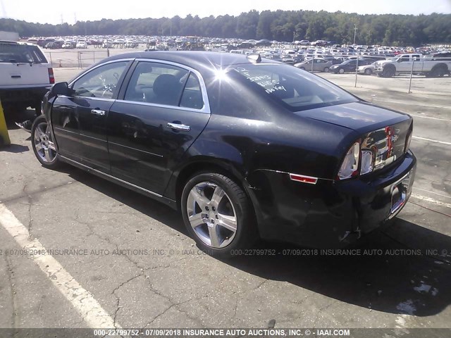 1G1ZC5E08CF246373 - 2012 CHEVROLET MALIBU 1LT 黑色 照片 3