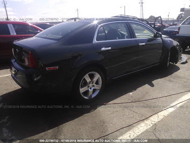 1G1ZC5E08CF246373 - 2012 CHEVROLET MALIBU 1LT 黑色 照片 4