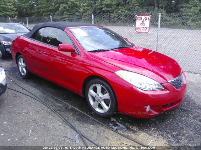 4T1FA38P14U034548 - 2004 TOYOTA CAMRY SOLARA SE/SLE წითელი ფოტო 1
