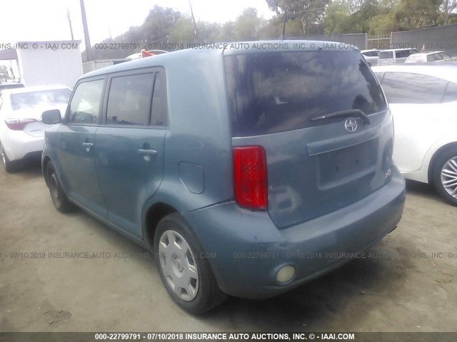 JTLKE50E881003581 - 2008 TOYOTA SCION XB Blau Foto 3
