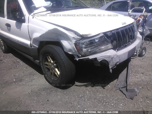 1J4GW48S34C411174 - 2004 JEEP GRAND CHEROKEE LAREDO/COLUMBIA/FREEDOM 白色 照片 6