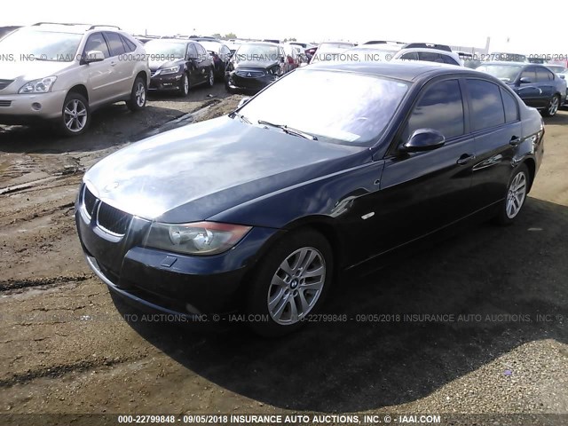 WBAVC93507KX56643 - 2007 BMW 328 XI BLACK photo 2