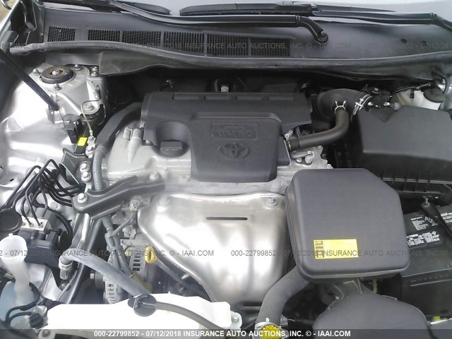 4T1BF1FK8EU757195 - 2014 TOYOTA CAMRY L/SE/LE/XLE 银色 照片 10