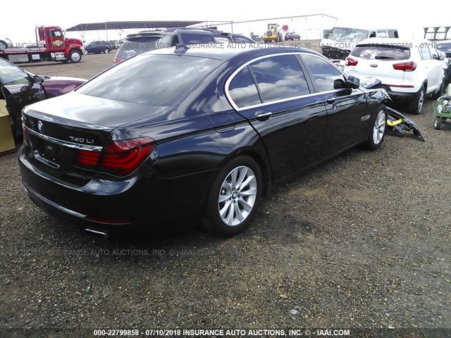 WBAYF4C58DD127493 - 2013 BMW 740 LXI შავი ფოტო 4