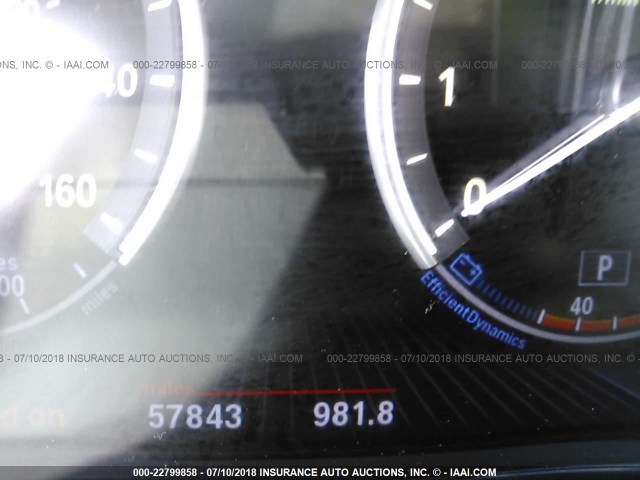 WBAYF4C58DD127493 - 2013 BMW 740 LXI შავი ფოტო 7