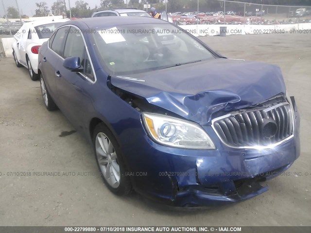 1G4PR5SK6E4104052 - 2014 BUICK VERANO CONVENIENCE BLUE photo 1