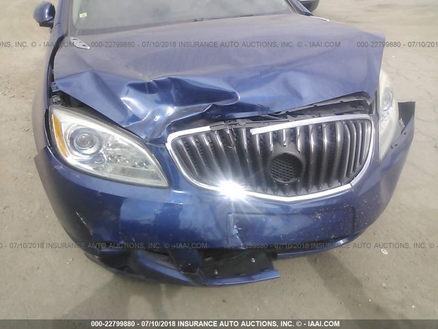 1G4PR5SK6E4104052 - 2014 BUICK VERANO CONVENIENCE BLUE photo 6