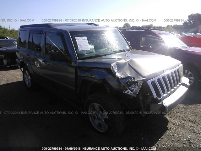 1J8HG48K07C670645 - 2007 JEEP COMMANDER GRAY photo 1