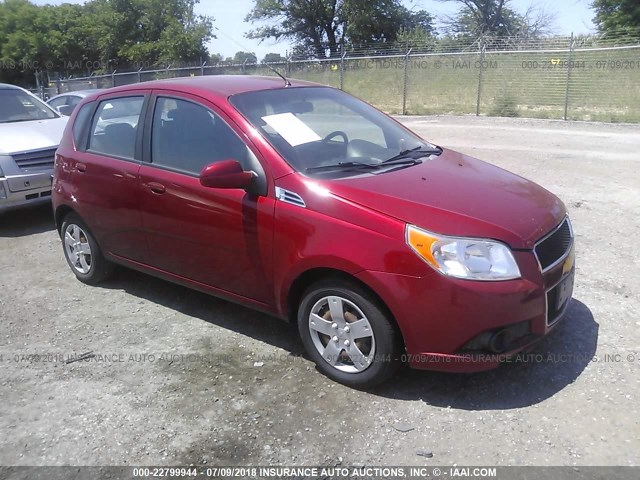 KL1TD6DE1BB155763 - 2011 CHEVROLET AVEO LS/LT 红色 照片 1