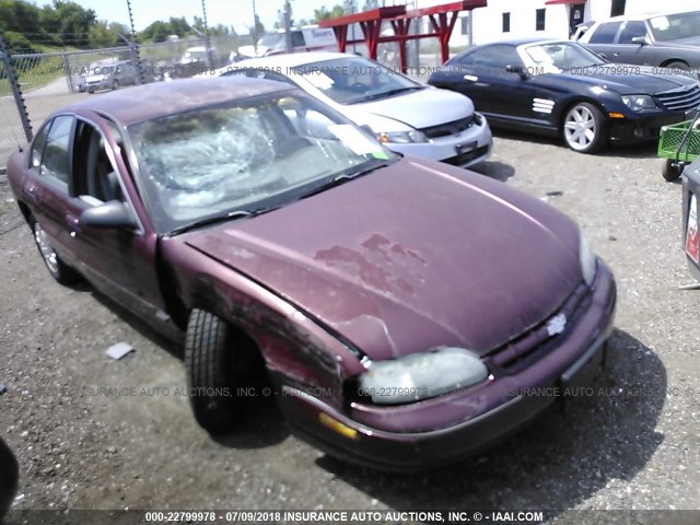 2G1WL52M7T1153474 - 1996 CHEVROLET LUMINA MAROON photo 1