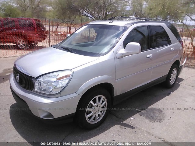 3G5DA03LX6S626622 - 2006 BUICK RENDEZVOUS CX/CXL SILVER photo 2